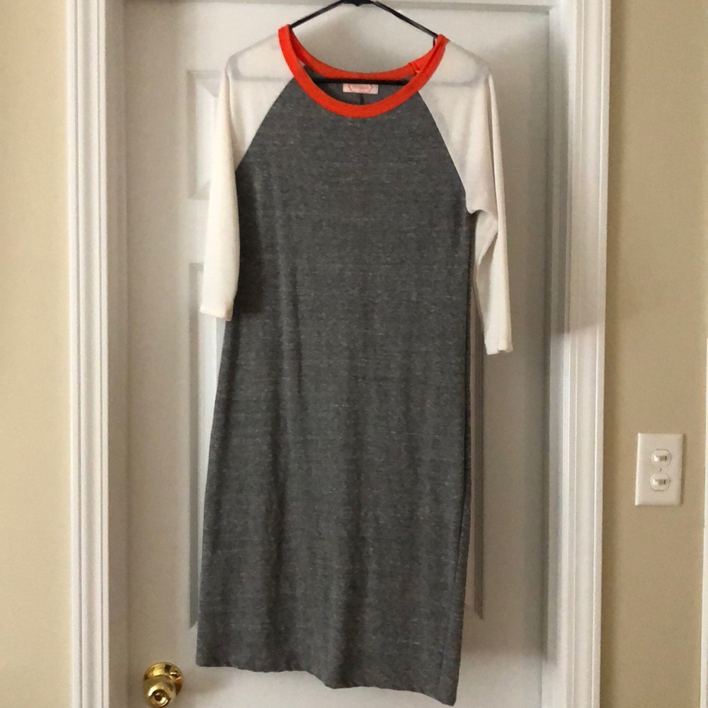 Cotton T-shirt midi dress